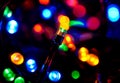 Led lights multicolor detailed closeup Royalty Free Stock Photo