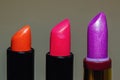 Multicolored lipsticks to underscore your beauty