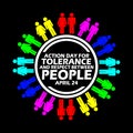 Action Day for Tolerance and Respect between People on April 24