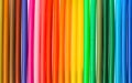 Multicolored markers or felt-tip pens