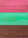 Multicolored modern wooden background. The boards are arranged horizontally.