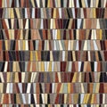 Multicolored mosaic with horizontal stripes. Seamless repeating pattern. Royalty Free Stock Photo