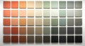 Multicolored mosaic tiles
