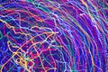 Multicolored motion blurred lights pattern Royalty Free Stock Photo