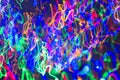 Multicolored motion blurred lights pattern Royalty Free Stock Photo