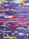 Rag Woven Rug Background