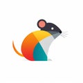 Colorful Mouse Logo With Minimalist Design And Lively Illustrations