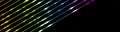 Multicolored neon shiny lines abstract tech background