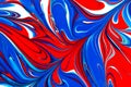 Multicolored paint swirls abstract background Royalty Free Stock Photo