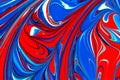 Multicolored paint swirls abstract background Royalty Free Stock Photo