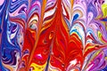 Multicolored paint swirls abstract background Royalty Free Stock Photo