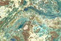 Multicolored marbled effect paper background