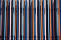 multicolored parallel lines, abstract embossed background Royalty Free Stock Photo