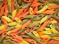 Multicolored pasta