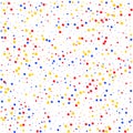 Multicolored pattern balls on white background.