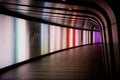 Multicolored pedestrian tunnel Royalty Free Stock Photo