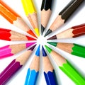 Multicolored pencils Royalty Free Stock Photo