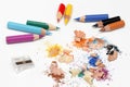 Multicolored pencils Royalty Free Stock Photo