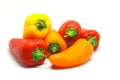 multicolored peppers Royalty Free Stock Photo