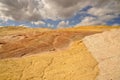 Multicolored photogenic pattern and textures of the Yellow Rock in Utah USA