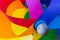 Multicolored pinwheel Royalty Free Stock Photo