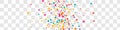 Multicolored Polka Christmas Vector Panoramic Royalty Free Stock Photo