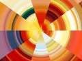 Multicolored red blue yellow circles lines playful lines abstract texture and design Royalty Free Stock Photo