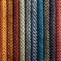 Multicolored ribbons of different colors for a background or texture. Royalty Free Stock Photo