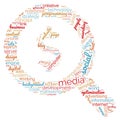 SEO - search engine optimization in word cloud Royalty Free Stock Photo