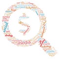 SEO - search engine optimization in word cloud Royalty Free Stock Photo