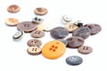 Multicolored sewing buttons Royalty Free Stock Photo