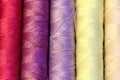 Multicolored sewing threads Royalty Free Stock Photo