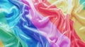 Multicolored silk fabric Royalty Free Stock Photo