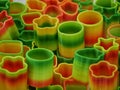 Multicolored slinkies in retail display Royalty Free Stock Photo