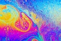 Multicolored soap bubble abstract background Royalty Free Stock Photo