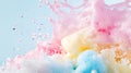 Multicolored soap foam Royalty Free Stock Photo