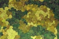 Multicolored stabilized moss