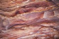 Multicolored stone texture. Petra. Jordan nature Royalty Free Stock Photo