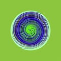 Multicolored swirl circle vector multicolored abstract background