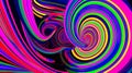 A multicolored swirl is shown in the middle of the image. AI generative image