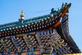 Multicolored tiled roof