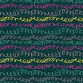 Multicolored twirls pattern Royalty Free Stock Photo