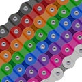 Multicolored Vector Background Made of Bike or Bicycle Chain