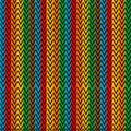 Multicolored vertical striped with zigzag elements