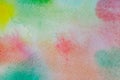 Multicolored watercolor hand painted background. Abstract acrylic texture and background for designers. Royalty Free Stock Photo