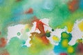 Multicolored watercolor splashes as background. Abstract watercolor texture and background for designers. Royalty Free Stock Photo