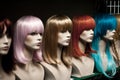 Multicolored Wigs for sale