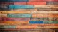 Multicolored wood background. Vintage wallpaper pattern Royalty Free Stock Photo