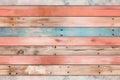 Multicolored Wooden Planks - A Vibrant Wall of Colorful Harmony