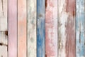 Multicolored Wooden Planks - A Vibrant Wall of Colorful Harmony